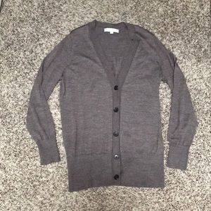 Large Loft toffee boyfriend cardigan